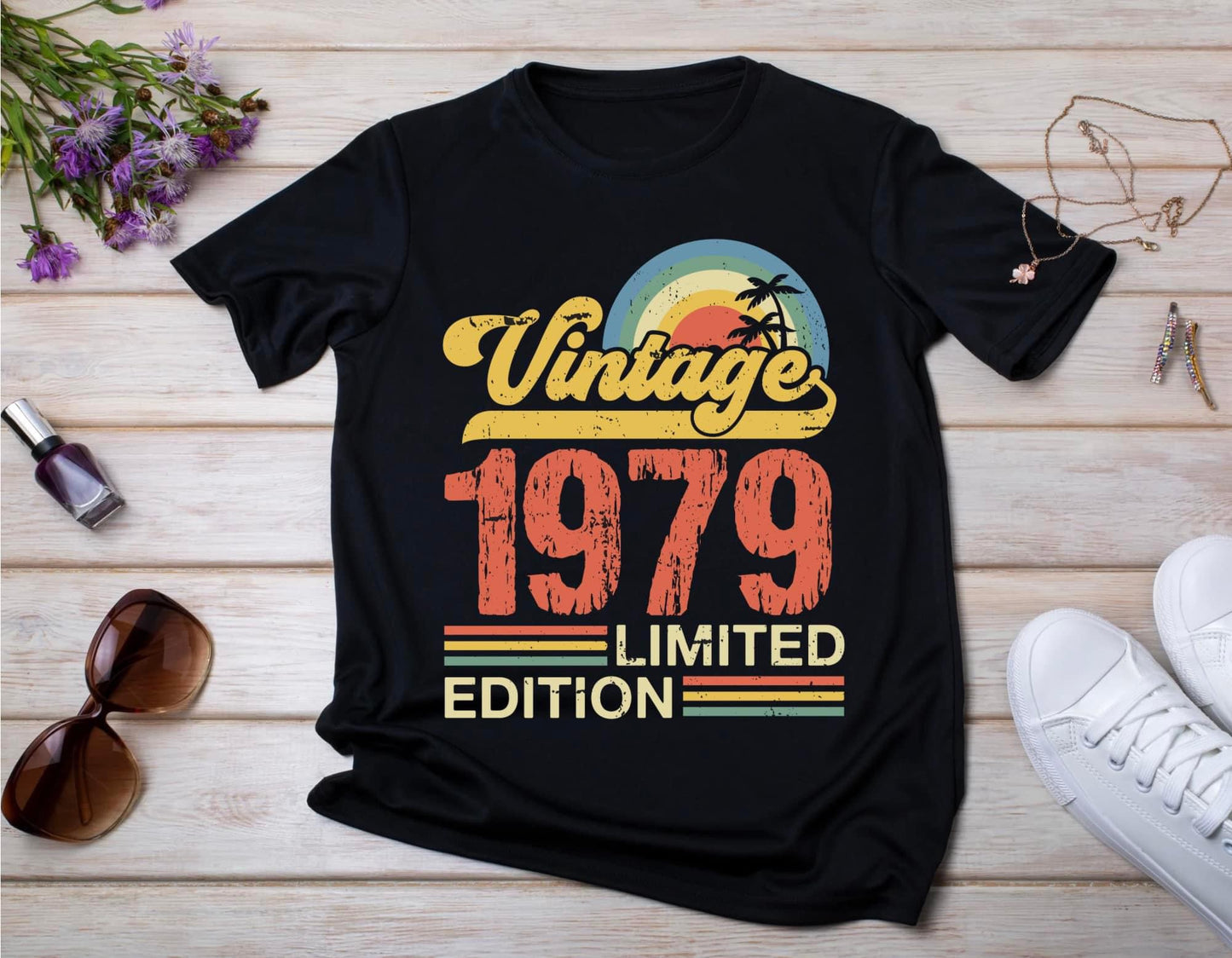 1979 Birthday Shirts, Vintage Design Limited Edition