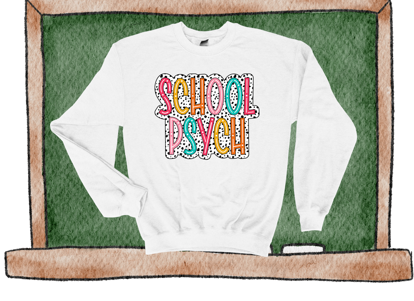 School Psych Dalmatian dot Shirt or Sweatshirt