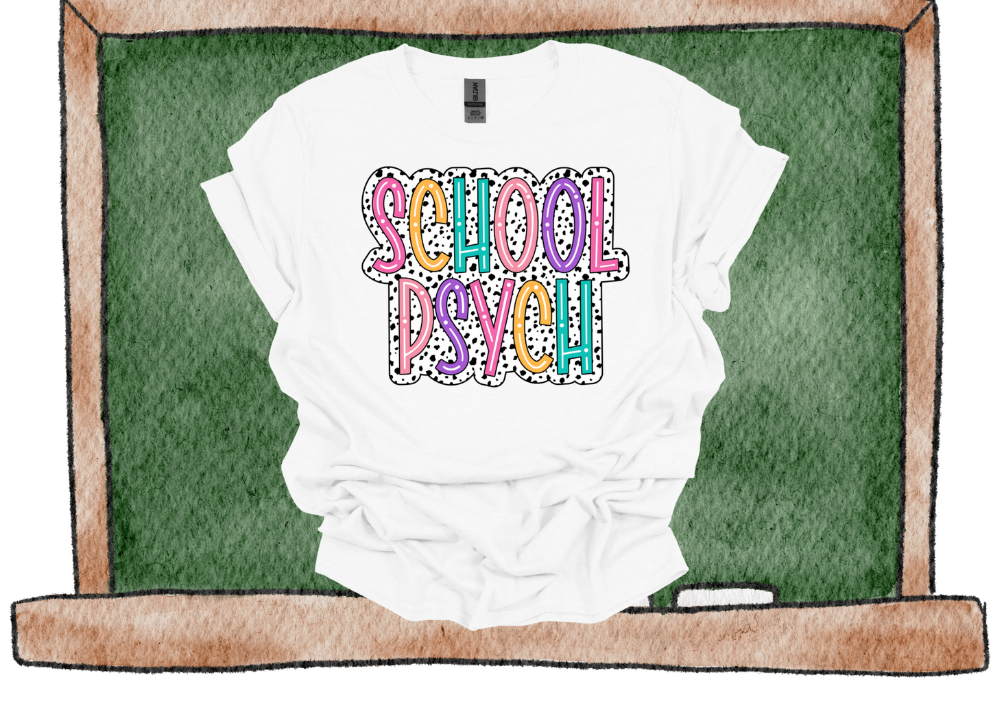 School Psych Dalmatian dot Shirt or Sweatshirt