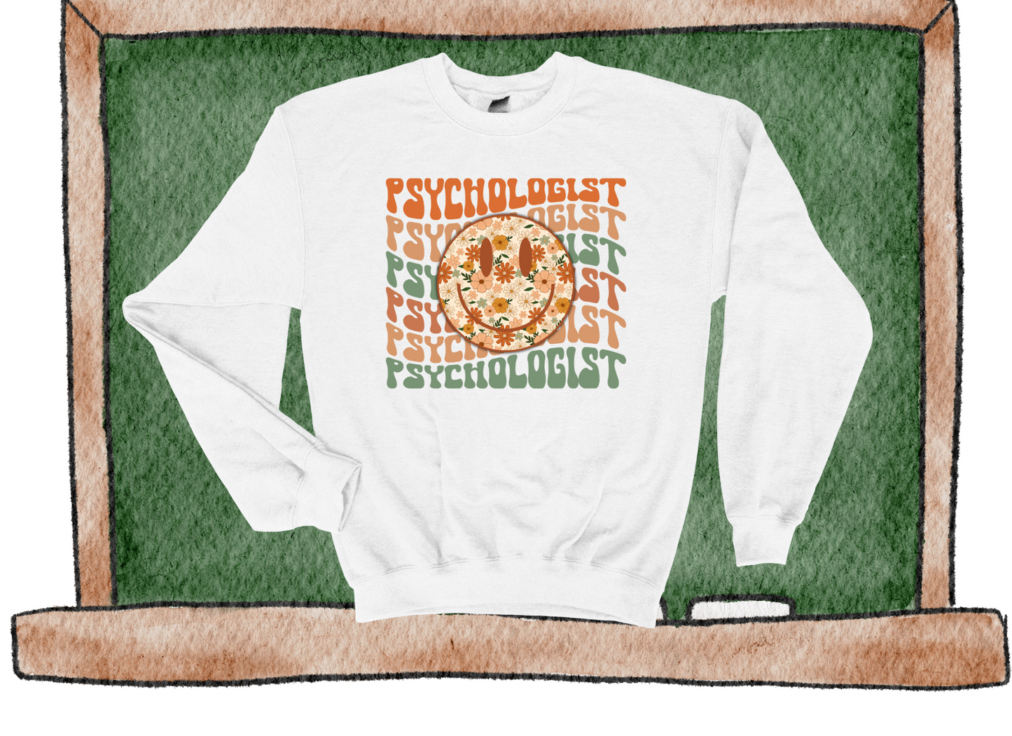 Retro Groovy School Psych Shirt or Sweatshirt