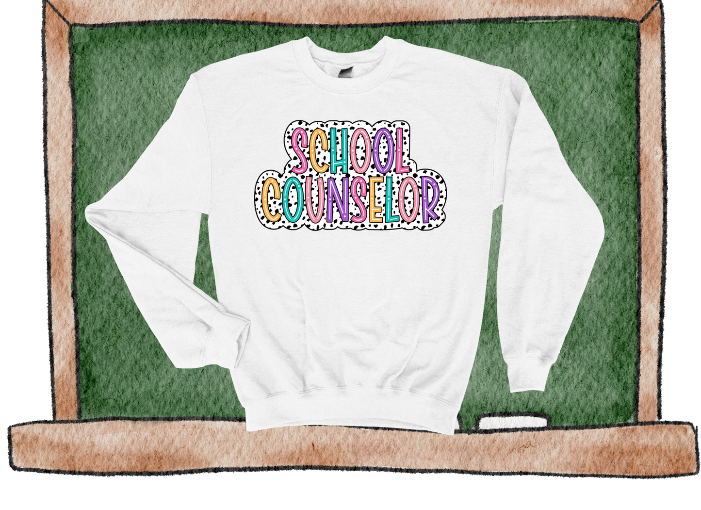 School Counselor Dalmatian dot Shirt or Sweatshirt