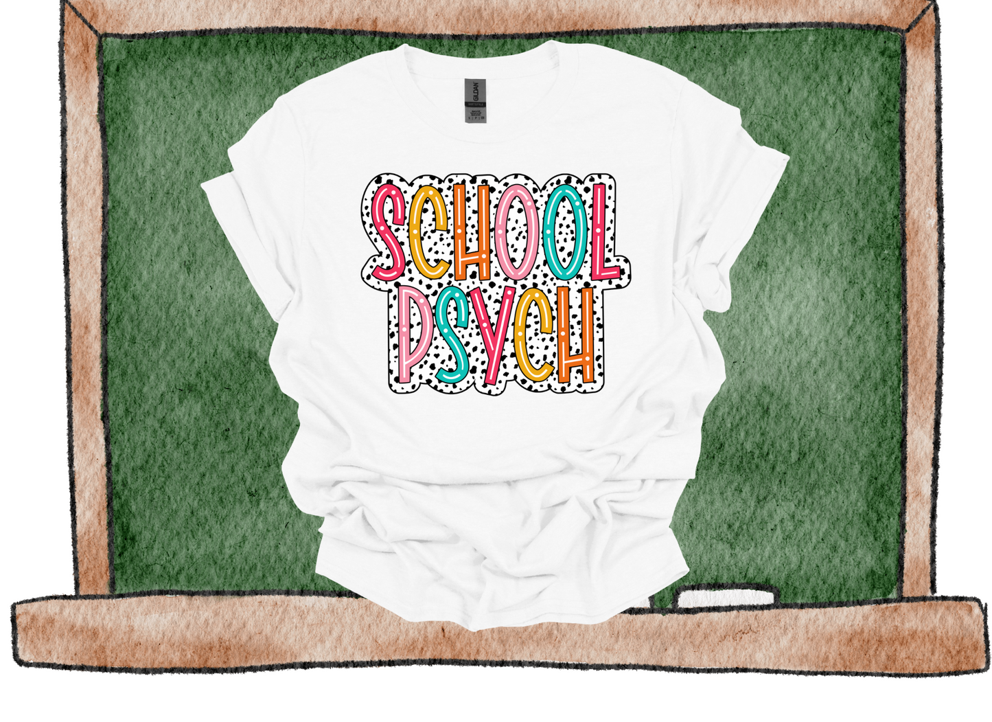 School Psych Dalmatian dot Shirt or Sweatshirt