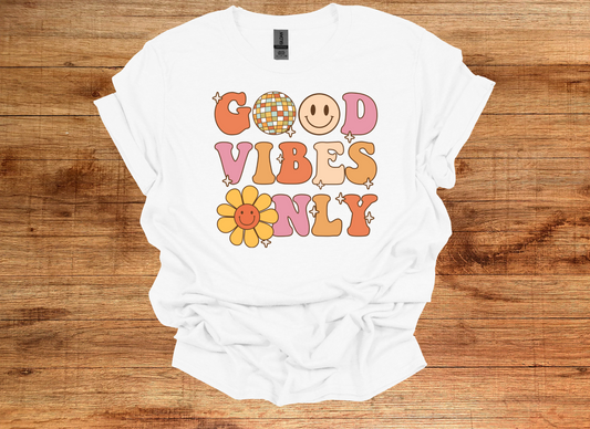 Smilie Face Good Vibes Shirt